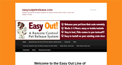 Desktop Screenshot of easyoutpetrelease.com